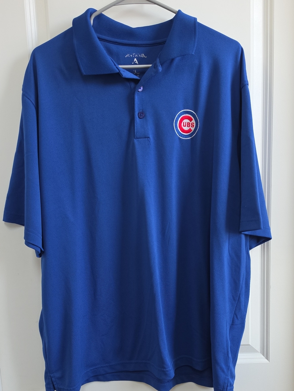 Antigua Blue Polo Chicago Cubs